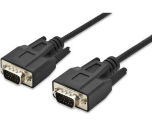 EWENT VGA Cable 15pin HD plug M/M, CU,AWG28, 1,8m