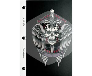 Lamina trasera de personalizacion qcharx calaveras 4