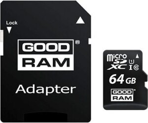 Goodram micro mem sd 64gb m1aa cl10 uhs - i+adapt