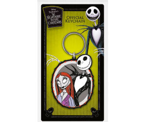 Llavero de goma pyramid disney pesadilla antes de navidad jack & sally