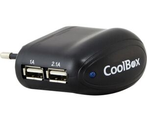 Cargador coolbox de pared 5v 2xusb