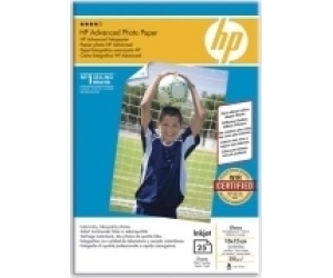 Papel hp fotografico satinado q8691a 250gr 10x15 25 hojas