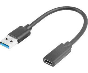 Adaptador lanberg usb 3.1 tipo c -  usb tipo - a 15cm