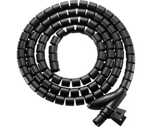 Organizador de cables de escritorio equip en espiral 1m negro