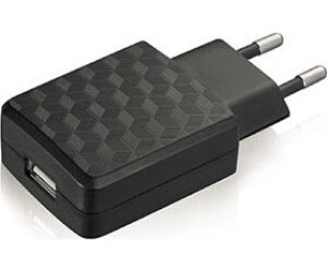 Cargador de pared leotec usb 5v 2a usb - 2.5mm usb - micro usb negro