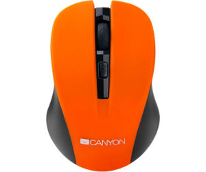 Raton Optico Wireless Mw-1 Naranja Canyon