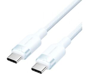 Cable USB 2.0 Tipo-C 3A Vention TRDSH/ USB Tipo-C Macho - USB Tipo-C Macho/ Hasta 60W/ 480Mbps/ 2m/ Azul