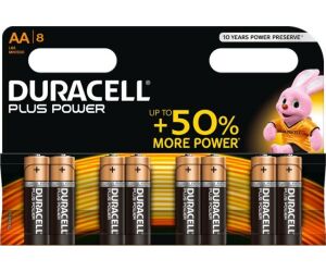 Duracell Plus Power Pila Alcalina AA LR6 Blister*8