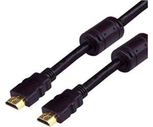 Cable Hdmi V1.4 (alta Velocidad/hec) Ferrita Tipo A/m-a/m Black 1.8m Nanocable