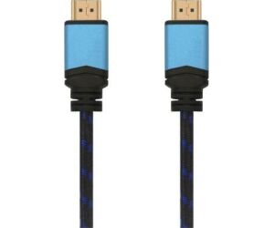 Cable Hdmi Aisens V2.0 Premium 4k60hz 18gbps A/m-a/m 0.5m Negro Azul