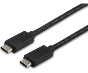 Cable equip usb tipo c macho a usb tipo c macho 1m