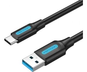 Cable Usb-a 3.0 A Usb-c 2 M Negro Vention