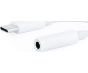 Nanocable Adaptador Audio USB-C-M a Jack-H, Blanco