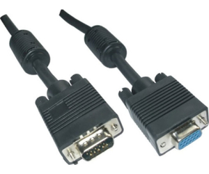 Nanocable Cable VGA con ferrita M-H, negro, 1.8m