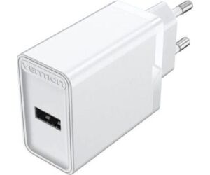 Cargador Pared 12w Usb-a 2.4a Blanco Vention