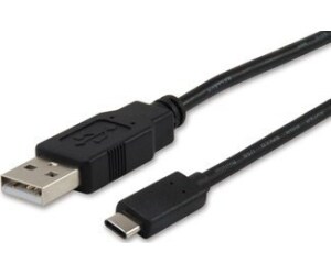 Cable equip usb 2.0 tipo a macho -  tipo c macho 1 m