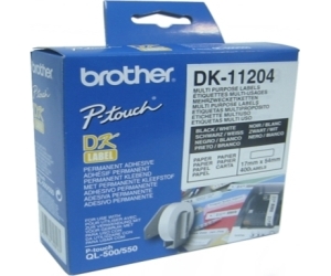 Brother Etiquetas DK11204 Multiuso 17x54 mm 400 ud