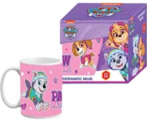 Taza gb eye ceramica rosa patrulla canina en caja de regalo