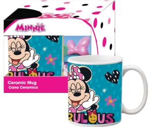 Taza gb eye ceramica minnie en caja regalo