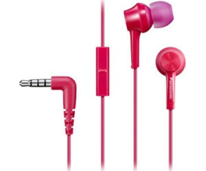 Auriculares Intrauditivos Panasonic RP-TCM105/ con Micrfono/ Jack 3.5/ Rosas