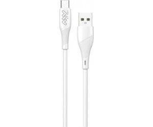 Cable USB 2.0 Tipo-C Myway MWUSC0019/ USB Macho - USB Tipo-C Macho/ 1m/ Blanco