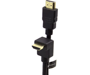 Cable hdmi a - a  90 grados awg 24 clase 2.0  de 3 m