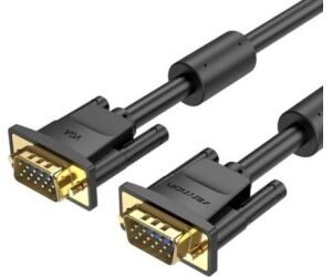 Cable SVGA Vention DAEBG/ VGA Macho - VGA Macho/ 1.5m/ Negro