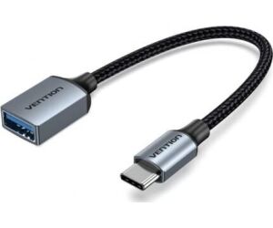 CONVERSOR USB-C/M A 2x USB/H 0.15 M GRIS VENTION