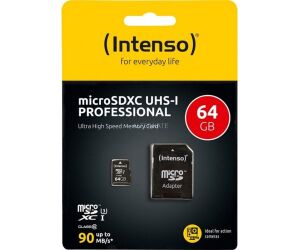 Intenso 3433490 Micro SD UHS-I profesiona 64GB