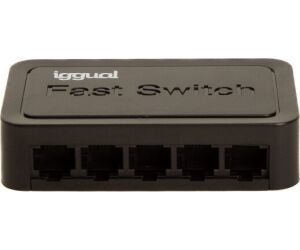 iggual FES500M Fast Ethernet Switch 5x10/100 Mbps