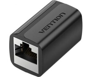 Adaptador Conector Vention RJ45 IPWB0 Cat7 FTP/ RJ45 Hembra - RJ45 Hembra/ Negro