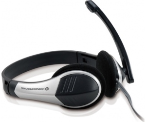 Auriculares conceptronic estereo + microfono para videoconferencia