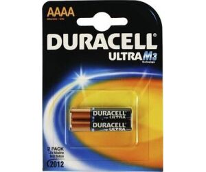 Pack de 2 Pilas AAAA Duracell Ultra MX2500/ 1.5V/ Alcalinas