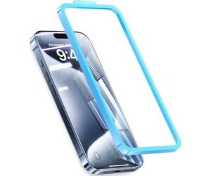 Protector de Pantalla de Cristal Templado Vention KUMTCA-30 para iPhone 15 Pro + Herramienta de Instalacin