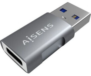 Adaptador USB 3.2 GEN2 Aisens A108-0655/ USB Tipo-C Hembra - USB Macho