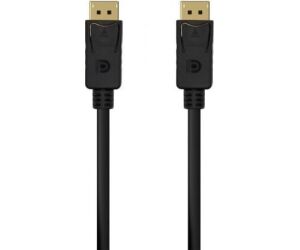 Cable DisplayPort 1.2 4K Aisens A124-0548/ DisplayPort Macho - DisplayPort Macho/ Hasta 5W/ 2300Mbps/ 50cm/ Negro