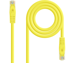 Cable De Red Latiguillo Rj45 Utp Cat6a Awg24 3 M Amarillo Nanocable