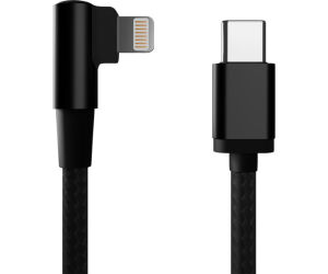 Cable Gembird Usb Cm-8pin De 8 Pines Trenzado De Algodon En Angulo, 0,2 M,negro