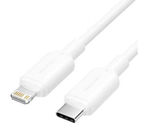 Cable 2.0 Usb-c A Lightning 2 M Blanco Vention