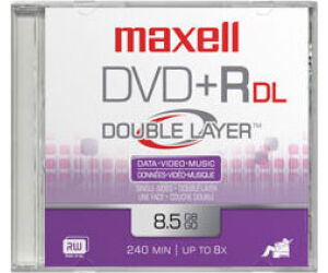 Maxell Dvd 8,5 Gb. Grabable. Doble Capa. Tarrina 10 Unidades. 4x