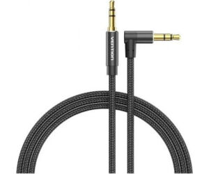 Cable Audio Estereo Acodado Jack 3.5/m Jack 3.5/m 2 M Negro Vention