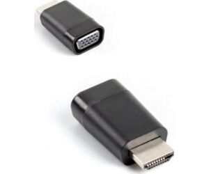 Adaptador lanberg hdmi macho -  vga hembra negro