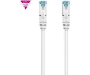 Cable De Red Latiguillo 600mhz Lszh Sftp Pimf Cat7 Awg26 2 M Blanco Nanocable