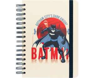 Cuaderno a5 tapa forrada dc comics batman