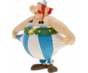 Figura plastoy asterix & obelix obelix sujetandose el pantalon pvc