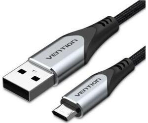 Cable USB 2.0 Vention COCHI/ USB Macho - MicroUSB Macho/ 480Mbps/ 3m/ Negro