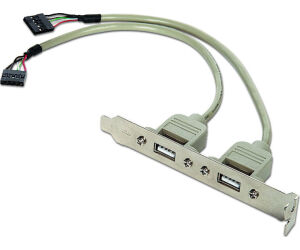 SLOT BRACKET GEMBIRD 2x USB