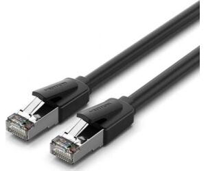 Cable De Red Latiguillo Rj45 Cat.8 Sftp Awg26 2 M Negro Vention