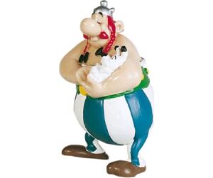 Figura plastoy asterix & obelix obelix con idefix pvc 12 cm