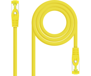 Cable De Red Latiguillo Rj45 Sftp Cat6a Awg26 2 M Amarillo Nanocable